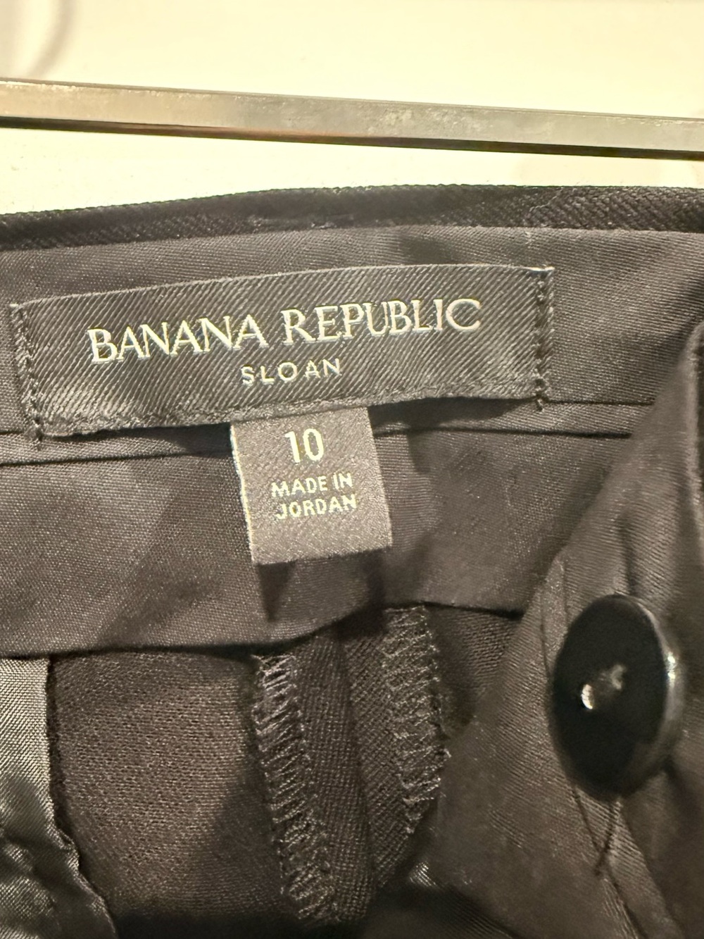 Banana Republic Sloan Black Dress Pants